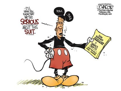 Political cartoon Boehner Congress executive order