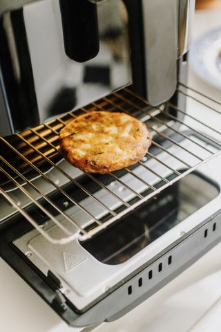 Food coming out of midea two-zone air fryer