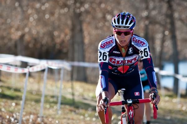 Meredith Miller (CA Giant Berry Farms) had a good ride today in the drier conditions.
