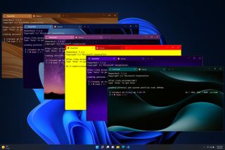 Windows Terminal Preview now supports customizable themes