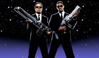 Men in Black Agents J and K packin' heat