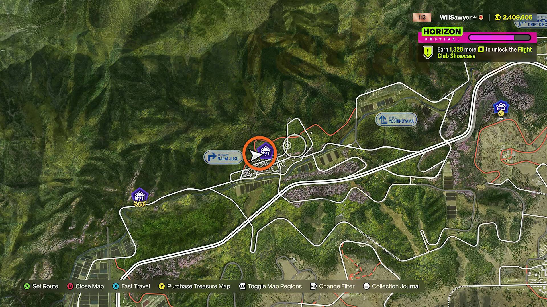 Forza Horizon 6 Barn Find map for Mitsubishi #1 Sierra Sierra Enterprises Lancer Evolution Time Attack