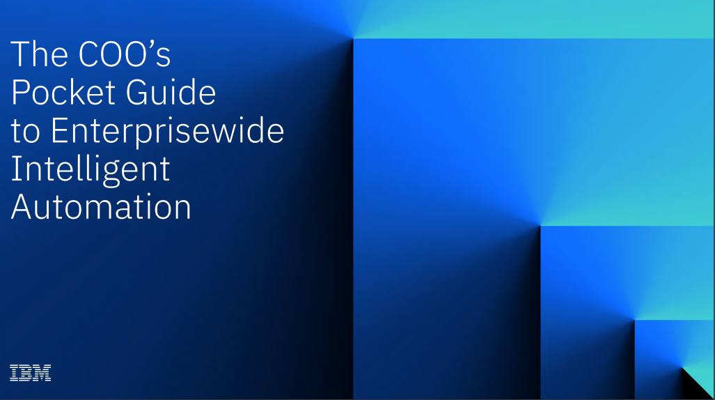 Whitepaper cover with title and blue shaded squares