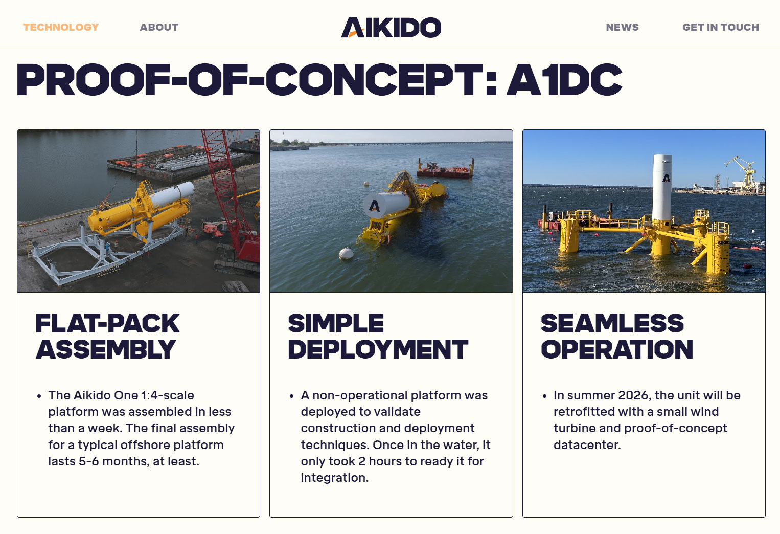 Proof of concept A1DC