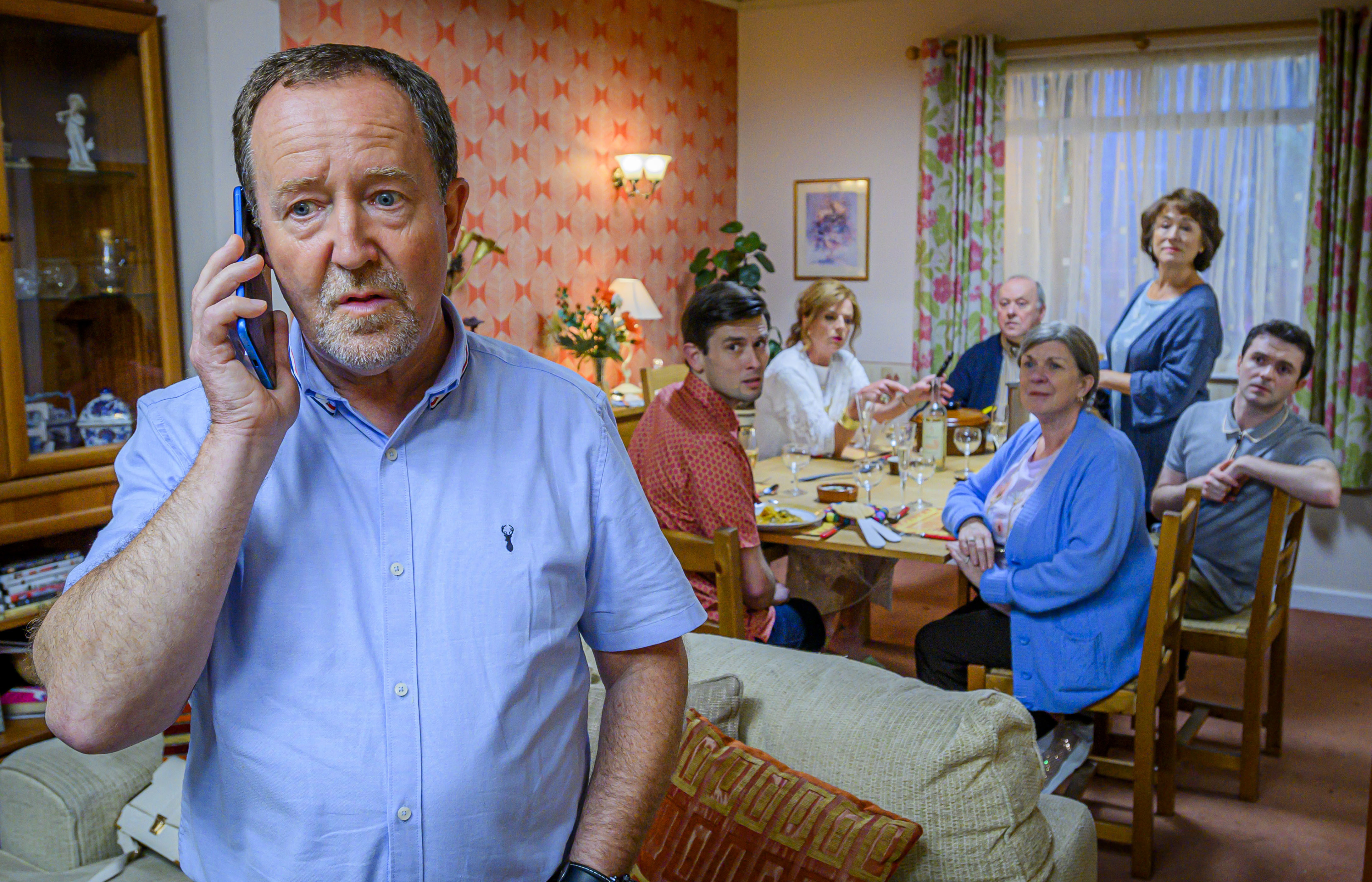 The neighbours gather at Beth's for a curry - where things heat up!