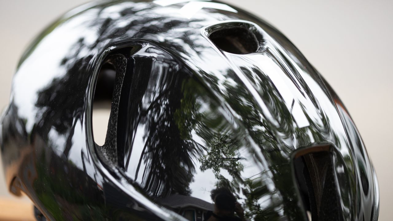 Kask Utopia aero helmet detail of front venting