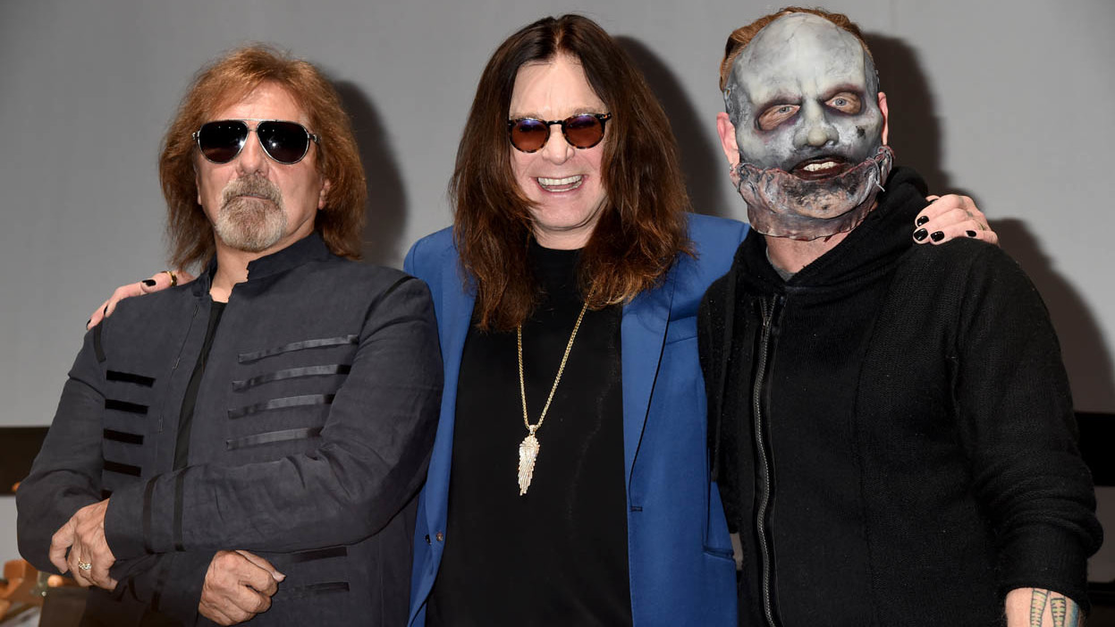 Geezer Butler, Ozzy Osbourne and Corey Taylor