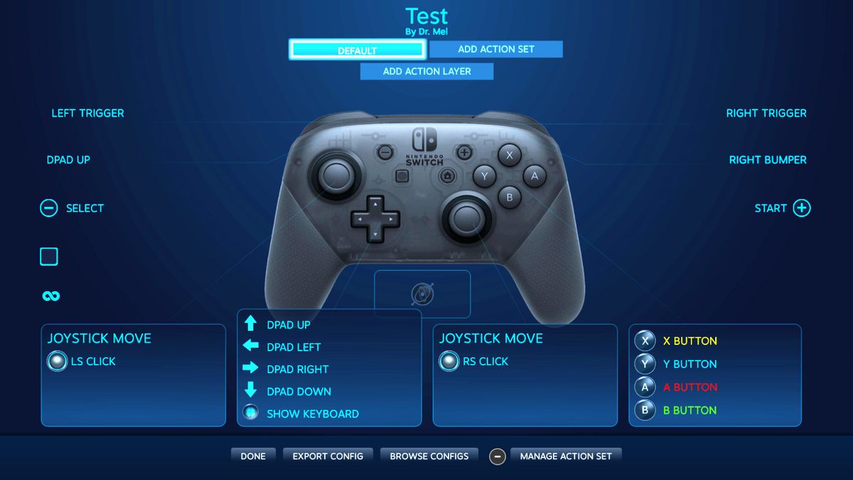 use switch pro controller on steam