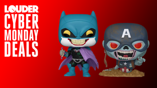 Batman and Captain America funko pops