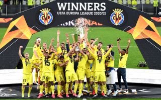 Villarreal beat Manchester united on penalties in the Europa League final in May (Rafal Oleksiewicz/PA).