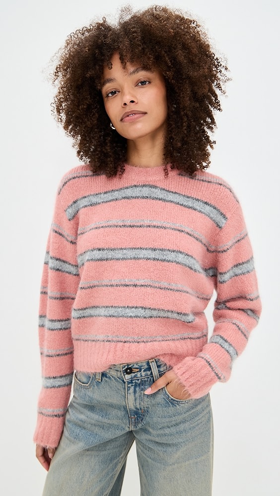 Dunst Hairly Striped Sweater