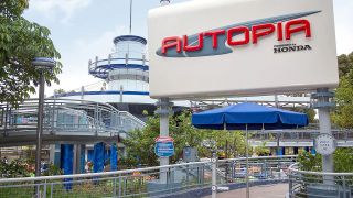 Autopia entrance at Disneyland