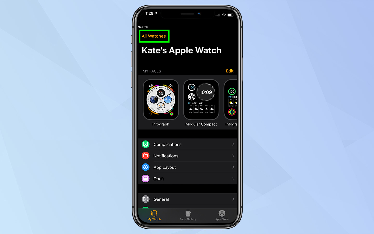Как сбросить Apple Watch - запустите приложение