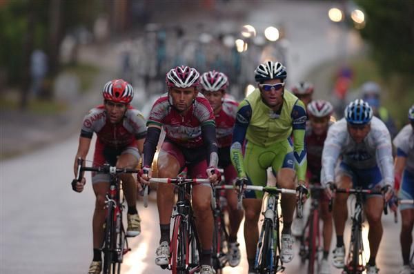 Some grim faces on a day of grim weather at the Vuelta