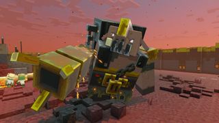 Minecraft Legends Horde of the Bastion: The Unbreakable boss.