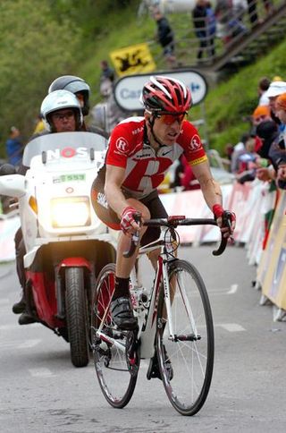 Levi Leipheimer (RadioShack) finished 14th on the Tour's first high mountains stage.