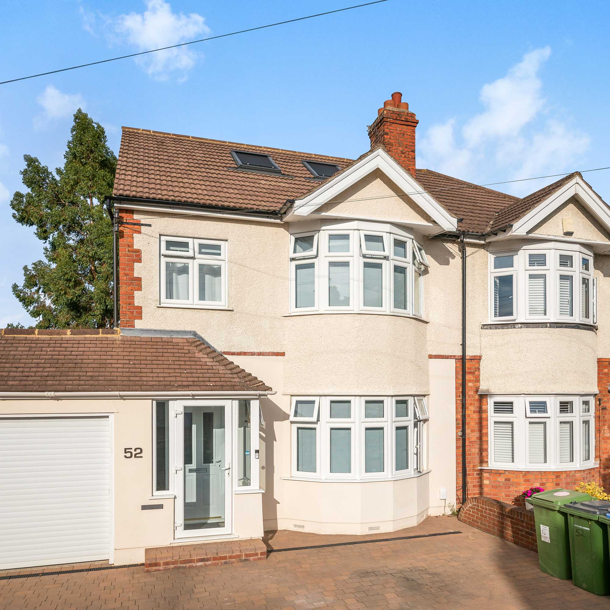 rooflight loft conversion on semi detached house