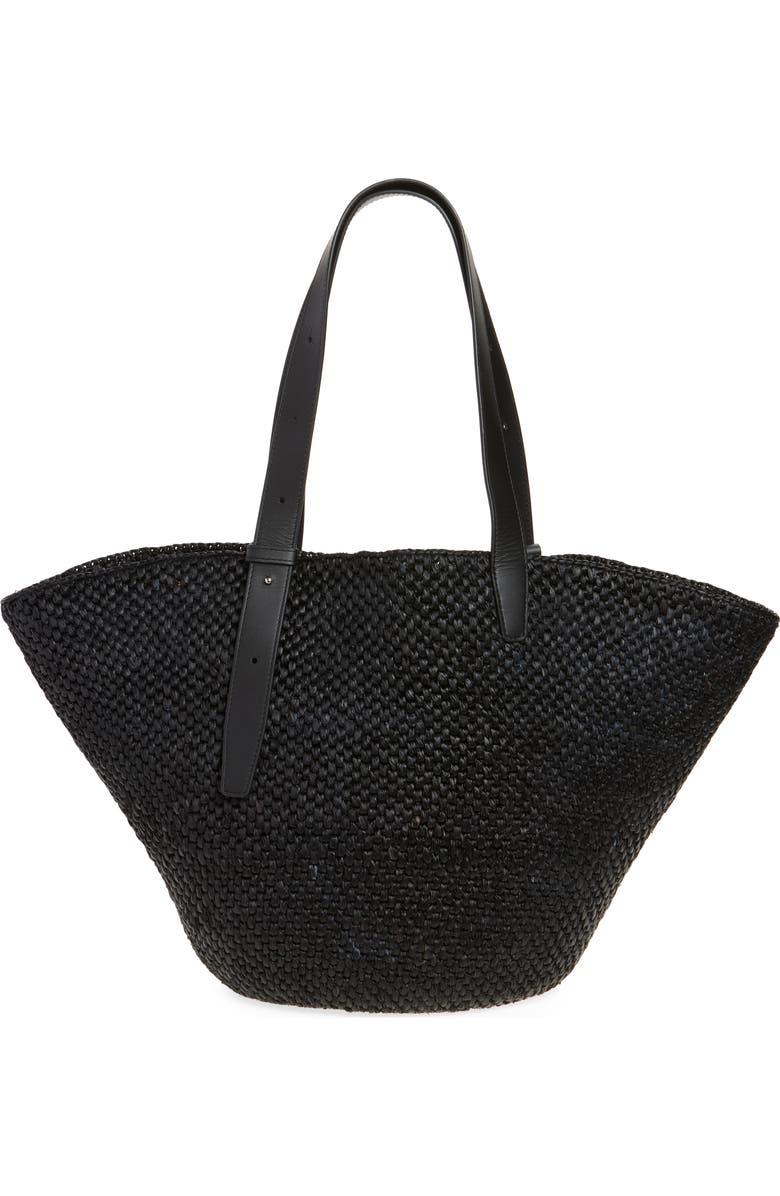 The Large Bianca Woven Raffia Tote