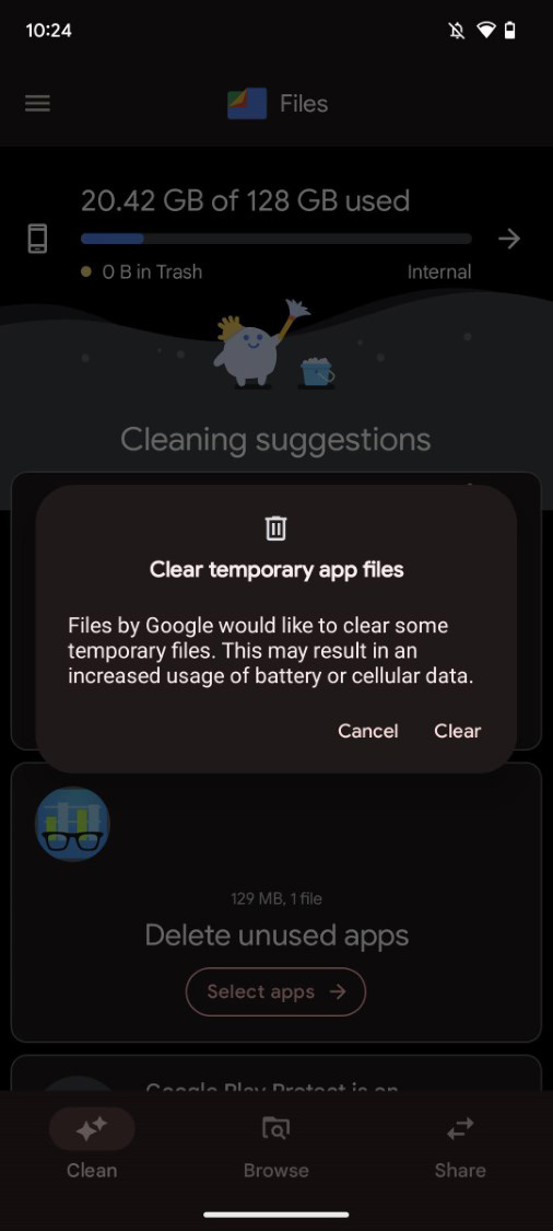 Cómo liberar espacio de almacenamiento en un teléfono Android
