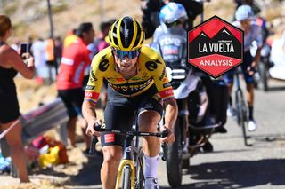 Primoz Roglic goes on the attack on stage 14 at the Vuelta a Espana