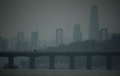 Smoky air in San Francisco.
