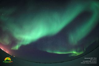 Aurora Over Yellowknife, Canada, April 1, 2013
