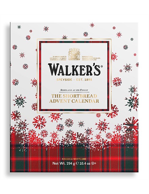Walkers shortbread advent calendar