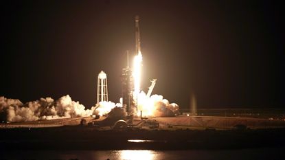 A rocket carrying the IXPE spacecraft lifts off in Florida.