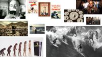 Selection of Guinness ads throughout the ages