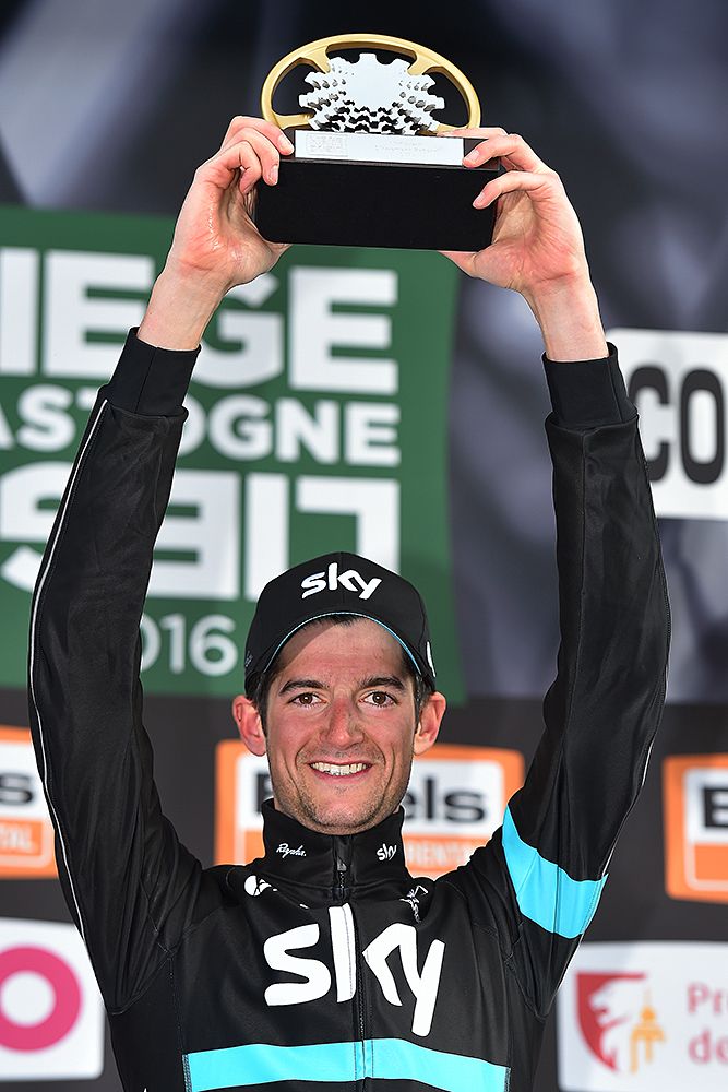 Wout Poels (Team Sky) wins Liege-Bastogne-Liege