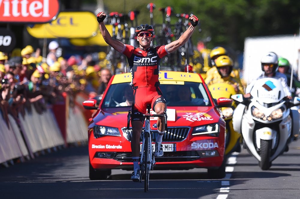 Greg Van Avermaet wins stage 5 at the Tour de France
