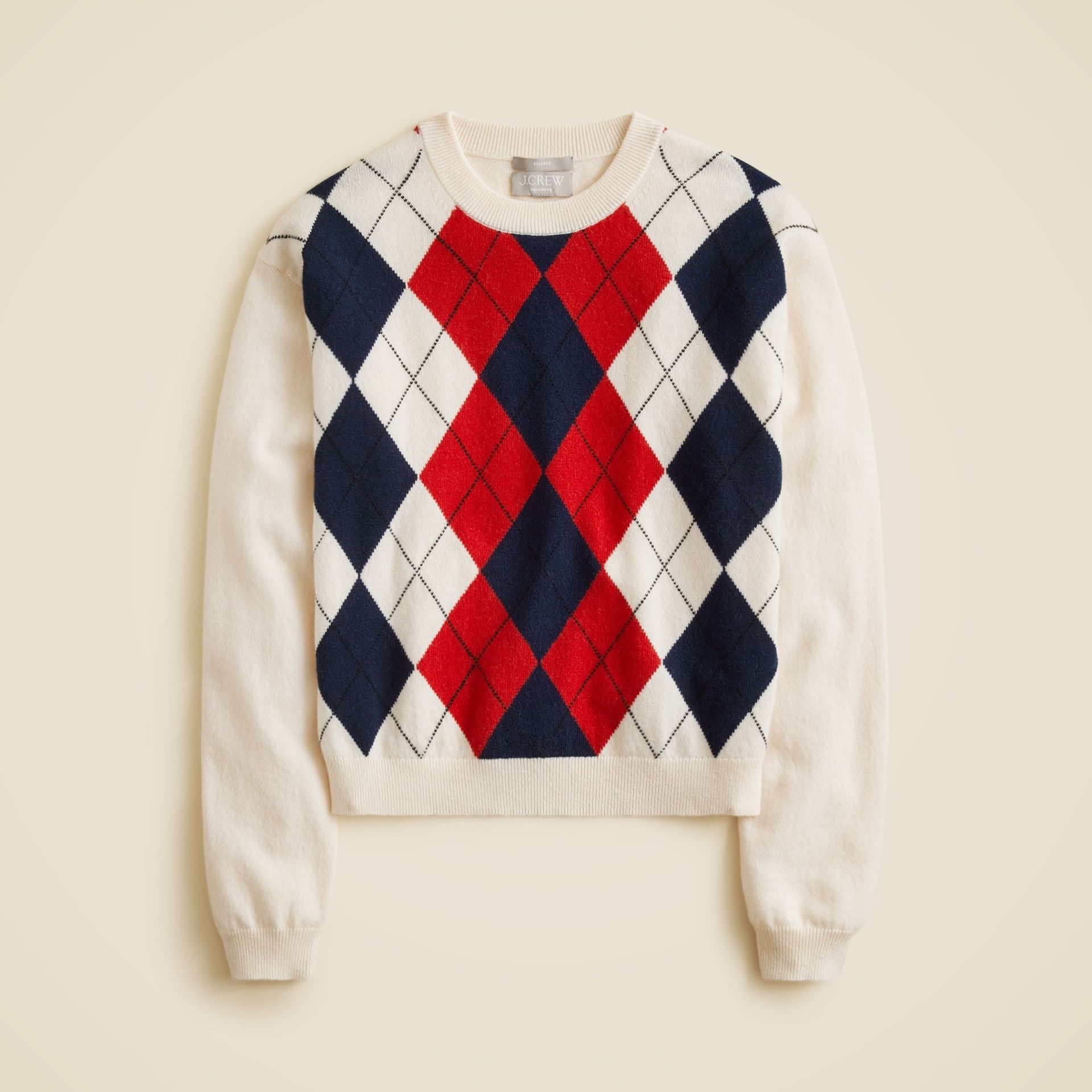 J.Crew argyle sweater