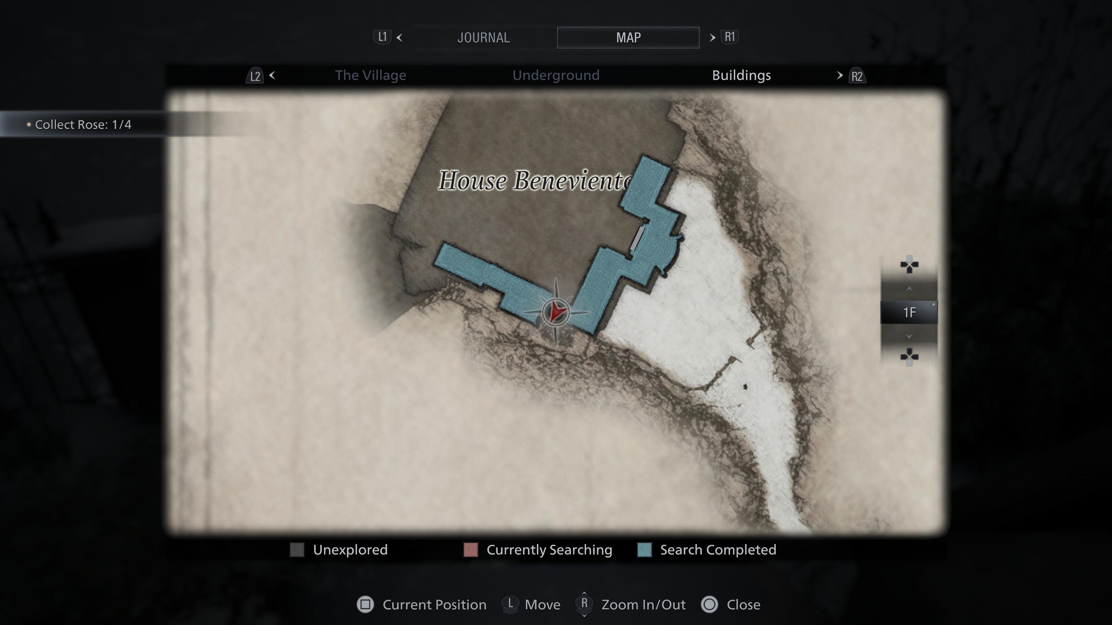 resident evil village goats of warding house beneviento map