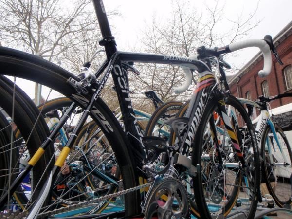 Alberto Contador's custom decorated Specialized bike
