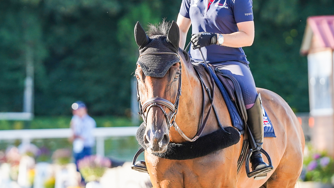 Laura Collett &amp;amp; London 52 FEI European Eventing Championships, Haras du Pin, France August 2023 &amp;copy; Copyright Hannah Cole Photography. All rights reserved.