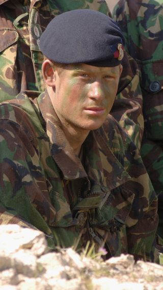 Prince Harry in camo