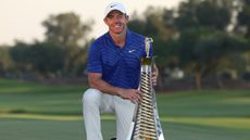 Rory McIlroy with the Harry Vardon trophy