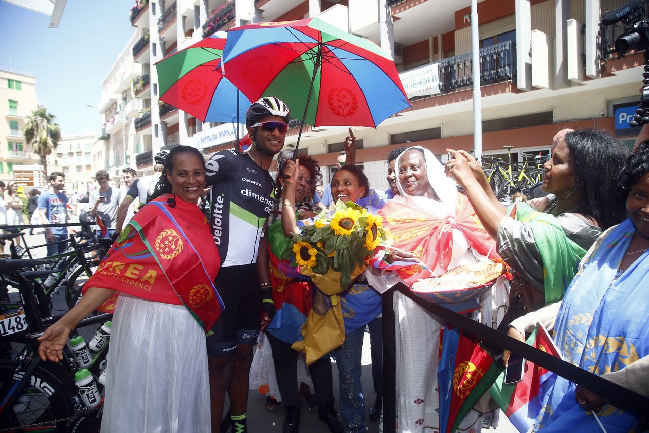 The Eritreans love Natnael Berhane of Dimension Data