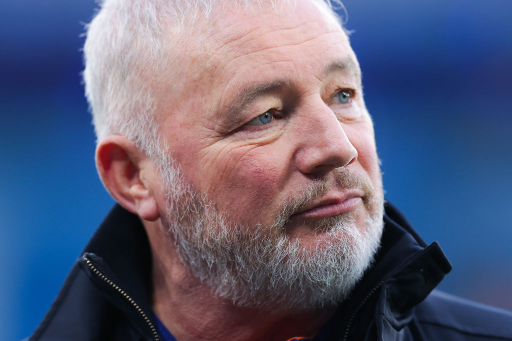 ITV Euro 2024 Pundit Celtic Rangers Ally McCoist during the Premier League match between Manchester City and Aston Villa at Etihad Stadium on April 03, 2024 in Manchester, England. (Photo by James Gill - Danehouse/Getty Images)