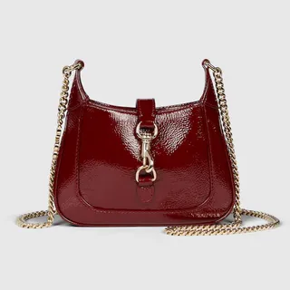 Jackie Notte mini bag in Rosso Ancora leather