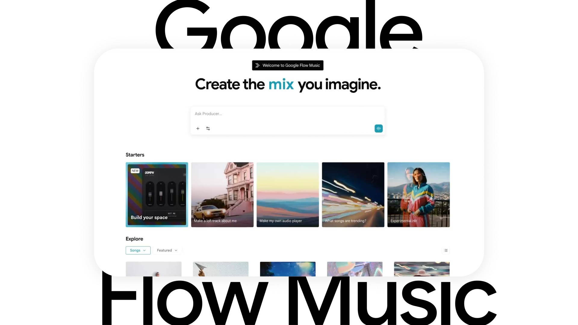 Google I/O 2026 announces a Flow Music app, letting users engage with AI altered or generated tunes with tools to edit those tracks.