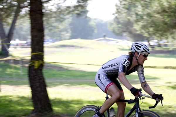 Molly Cameron in action on the second day of racing at Krosstober-fest.