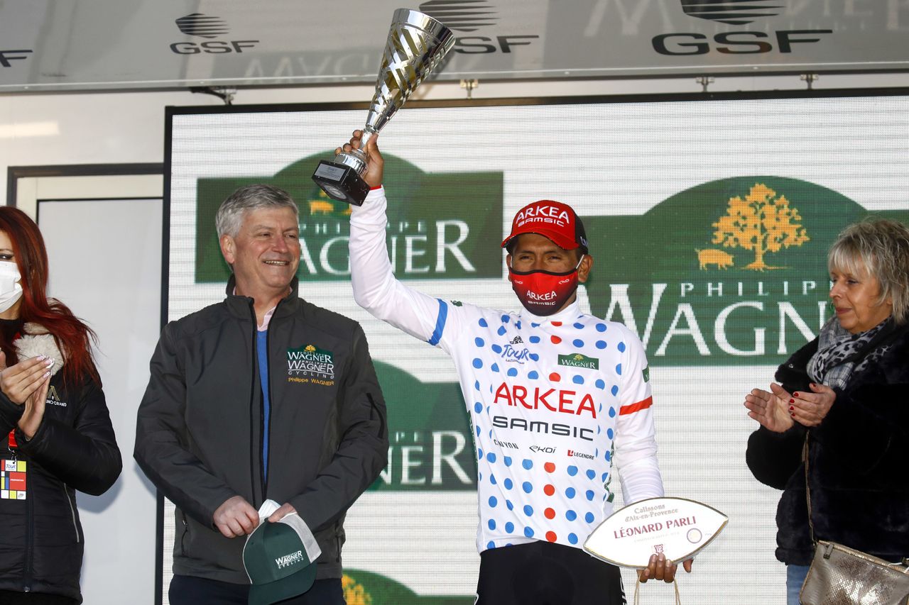 Tour de la Provence 2022 7th Edition 3rd stage Manosque Montagne de Lure 1661 km 13022022 Nairo Quintana COL Team Arkea Samsic photo Roberto BettiniSprintCyclingAgency2022