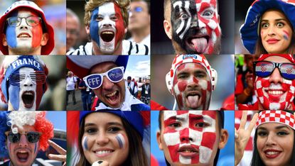 2018 World Cup final France vs. Croatia