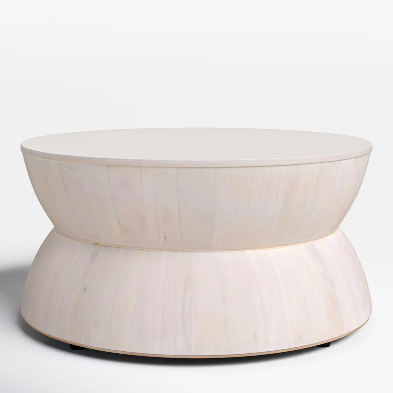 white-wash coffee table