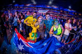 Fans at Intel Extreme Masters Sydney 2019