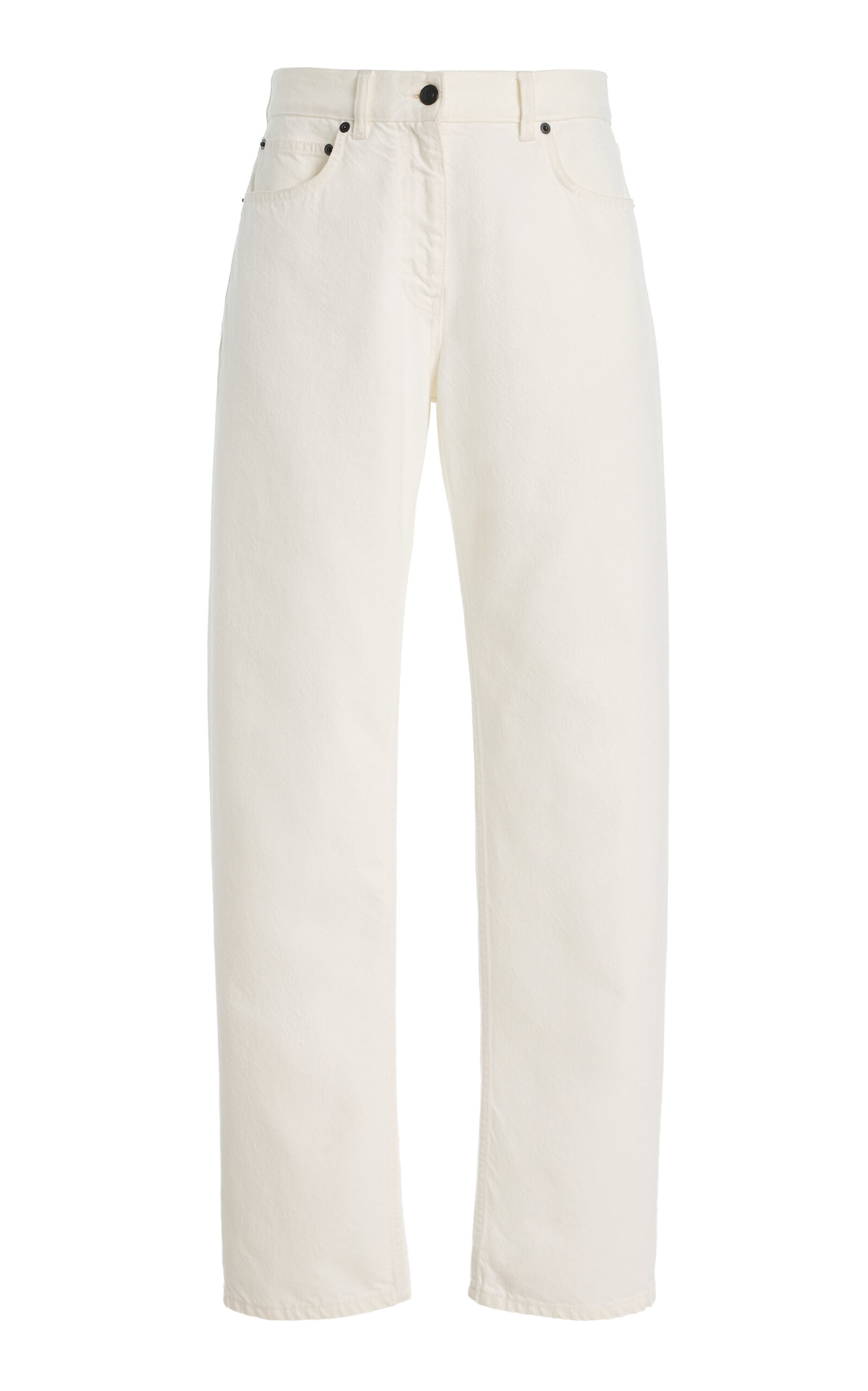Burty Rigid Low-Rise Straight-Leg Jeans