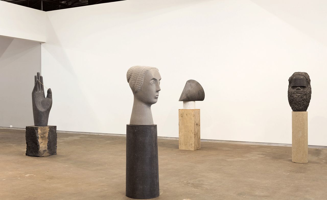 sculptural works at Dallas Contemporary