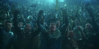Aquaman crowd screaming underwater James Wan 2018