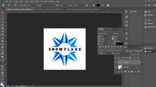 A screengrab showing how to design a logo in Photoshop